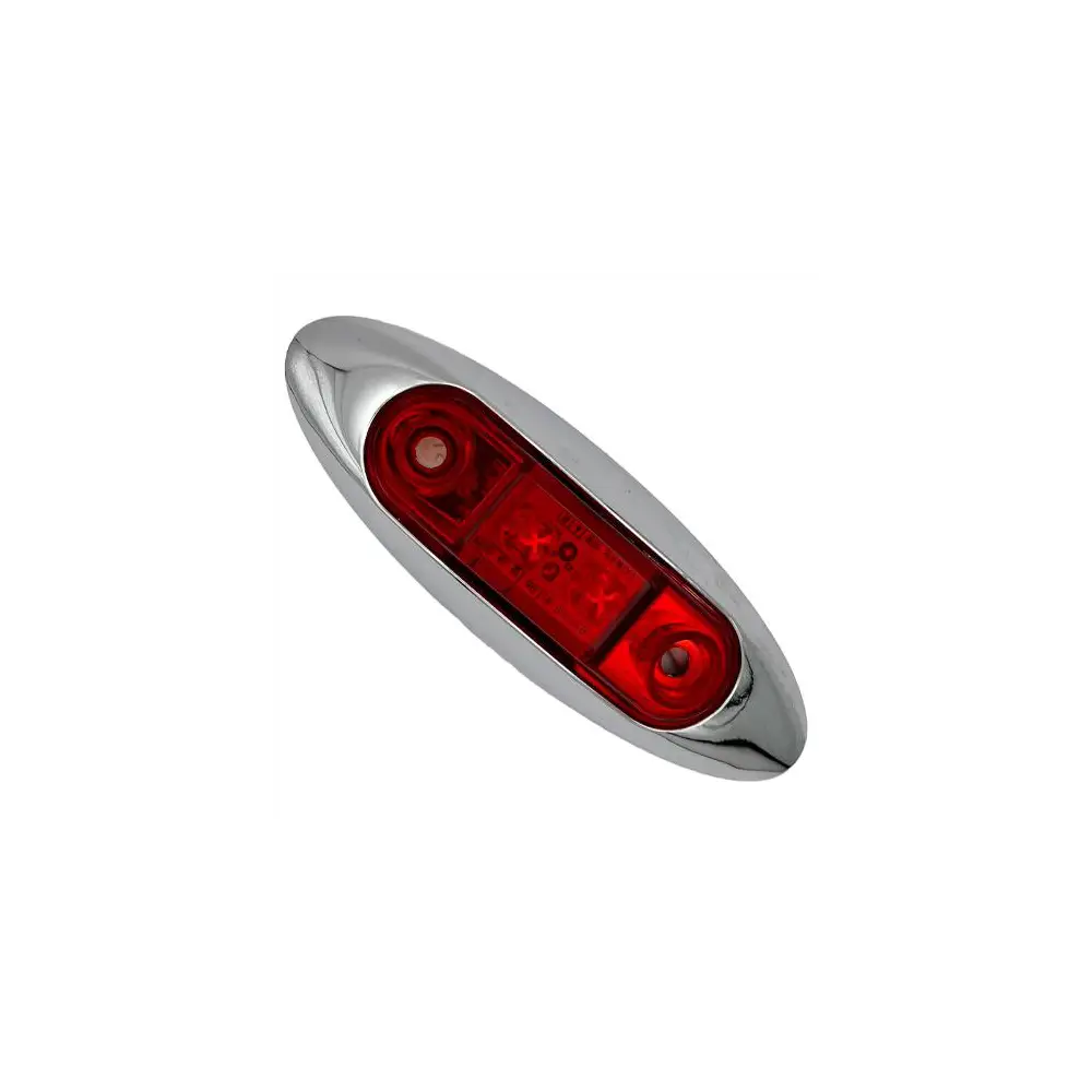 Oblong Reflex LED Marker Light - Red - RVDL933